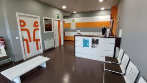 recepción clínica de fisioterapia en Talavera